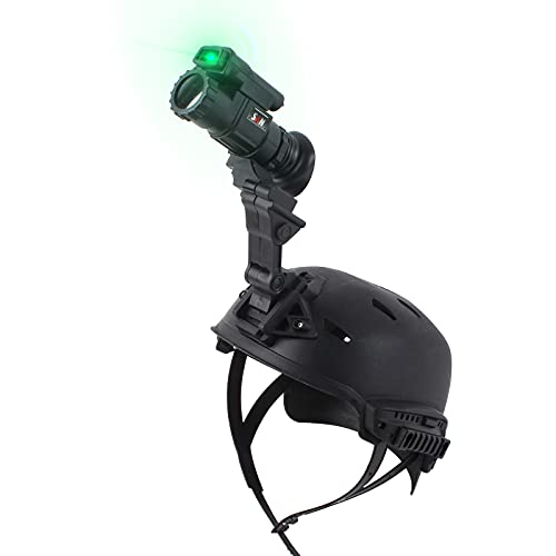 Deao Kids Police Officer Costume Dress Up Role Play Set, 18 Pcs S.W.A.T With A Storage Backpac.Great For-Black, Synthetic