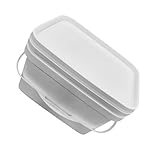 DOITOOL Leere Farbdose mit Deckel Farbeimer für Ölfarben Praktischer und Langlebiger Behälter mit Ergonomischem Griff für Malerbedarf