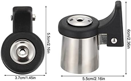 Lurrose 2Pcs Kettle Whistle Replacement Stainless Steel Water Boiling Kettle Spout Stovetop Teapot Warning Accessories for Home Hotel Restaurant