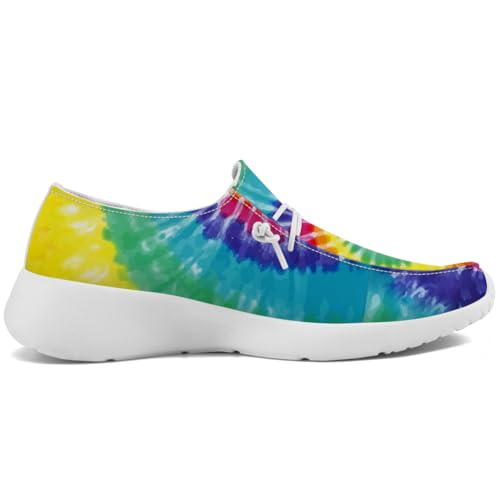 Quorax Tie Dye Shoes for Women Men Slip-on Loafers Casual Shoes Gifts for Men Women4