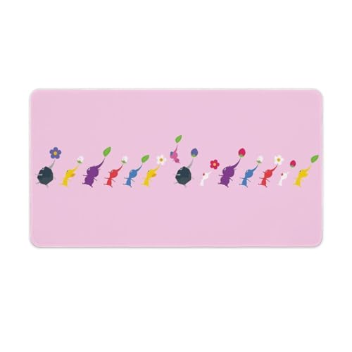 ピクミン マウスパッド 大型 可愛い ゲーミングマウスパッド 光学マウス対応 超大型マウスパッド ゲーミング 装飾用デスクマウスパッド 個性的 防水 滑り止め 快適操作性 人気 漫画 プレゼント 40X75cm