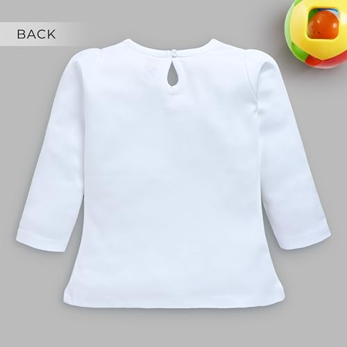 Image of LuvLap Baby Girls 100% Cotton Full Sleeve Girls Top, Pack of 02