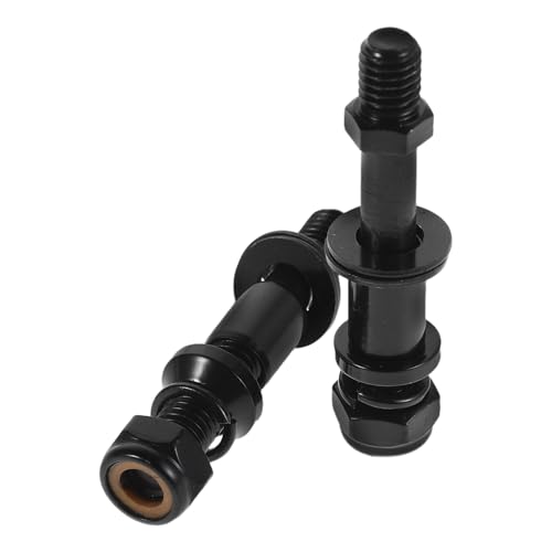Tornillos de espejo retrovisor para motocicleta adaptador de conversión negro SHINEOFI 2 piezas