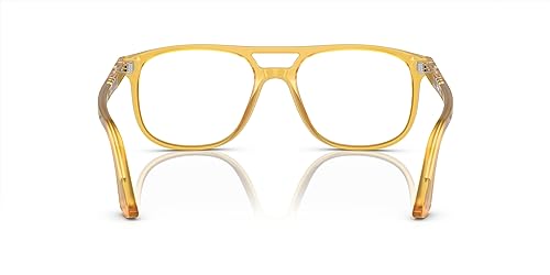 Image of Persol mens Po3329v Greta Aviator Prescription Eyewear Frames