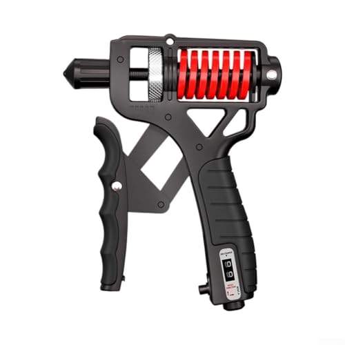 Mehrstufiger Widerstand Handgreifer, Handgriffverstärker mit mechanischer Zählung für genaue Fortschrittsüberwachung (schwarzB)