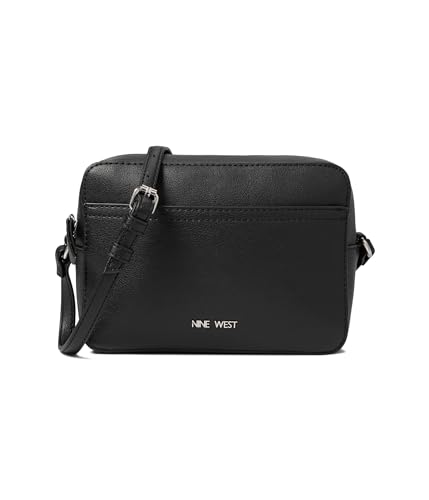 Sac bandoulière Nine West Bowie mini camera en simili cuir noir