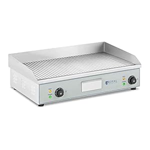 Royal Catering RCEG-73R dubbele elektrische grill 400 x 730 mm 2 x 2.200 W grillplaat elektrische grillplaat grill