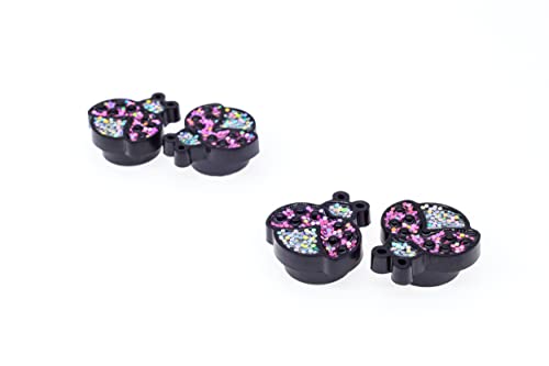 Image of Creathome Pink Ladybug Pattern Screw Cap, M5 Machine Screw, 4 Pack