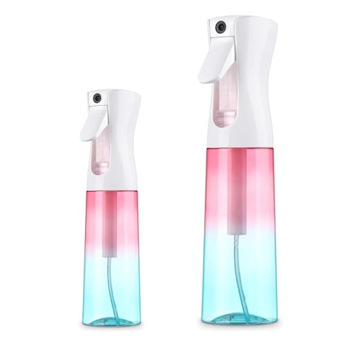 QXCFTW 2pcs Hair Spray Bottle, Water Spray Bottle for Hair, Evenly Distributing The Water Mist, Quick and Easy to Cover Large Areas, for Hairstyling, Cleaning, Plants, Pets, Barbers