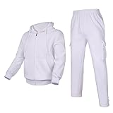 Bellnorth men's tracksuit sets outfit Activewear fleece hoodie jacket & cargo sweatpant 2 piece for