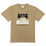 [スコーピー] 猫 Tシャツ TEAM8WARE メンズ レディース 半袖 サンドカーキ S