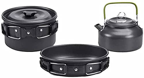Bouilloire pan pot voyage aluminium pour camping et pique-nique