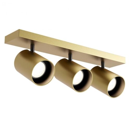 Plafonnier orientable design moderne or 3 lumières chic modèle RD-0752