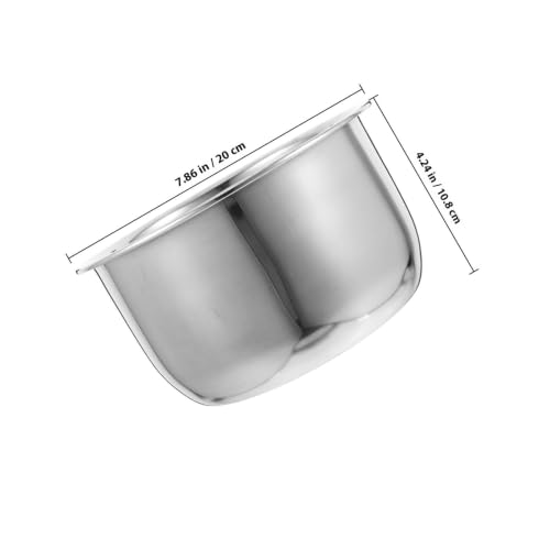TOYANDONA Bol Mélangeur en Acier Inoxydable 20cm Cuisine et Pâtisserie – vue 2