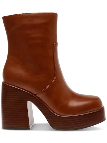 Wild Pair Womens Stellaa Platforms Mid-Calf Mid-Calf Boots Tan 8.5 Medium (B,M)3