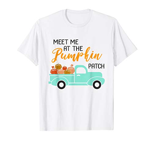 Meet Me At The Pumpkin Patch Funny Costume Halloween Gift T-Shirt