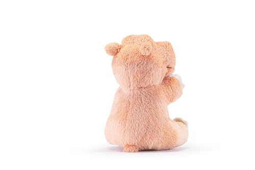 Trudi Trudino Hippopotamus Ideal plush as a gift for birthdays Christmas and other occasions, Orange - Image 2