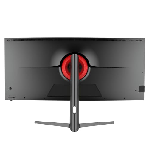 Gawfolk 40 inch IPS WUHD 5K (5120x2160) Ultrawide curved 120Hz gaming computer monitor, 2500R PC screen, 21:9, 120% sRGB, adaptive sync,With speaker,Supports lifting rotating, HDMI, DisplayPort, black - Image 8