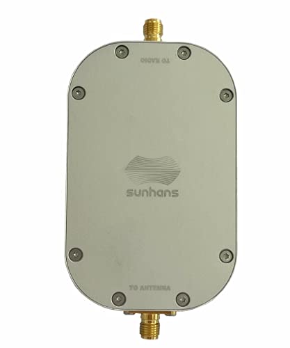 Sunhans eSunRC RC Wireless Signal Booster, 2.4GHz and 5.8GHz Dual Band 2000mW 33dBm UAV WiFi Signal Booster Amplifier Repeater Extender Ultralight 2.7oz (77g), for Drones, UAV, RC