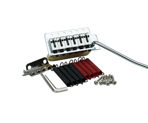 Guyker Guitar Tremolo Bridge Complete Install Kit Chrome
