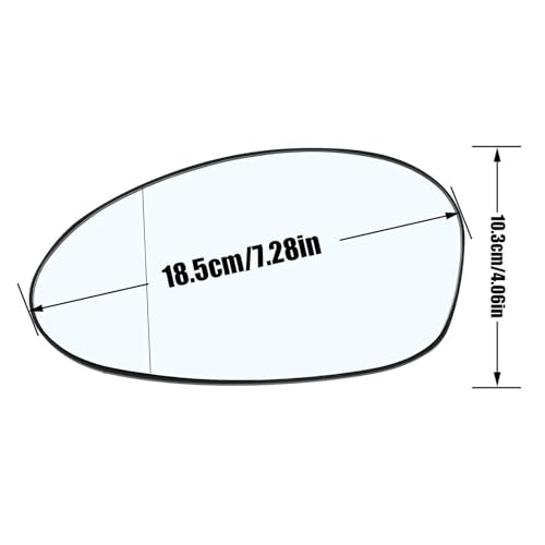 Miroir chauffant de rétroviseur pour BMW E90 E46 dégivrage rapide côté gauche