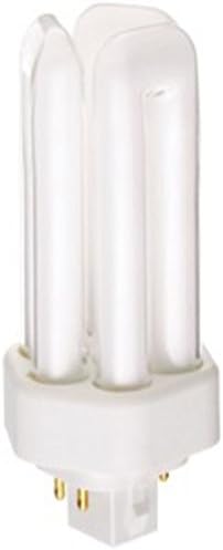 Sylvania 20877 (4-Pack) CF18DT/E/IN/835/ECO 18-Watt Triple Tube Compact Fluorescent Light Bulb, 3500K, 1164 Lumens, 82 CRI, T4 Shape, 4-Pin GX24q-2 Base
