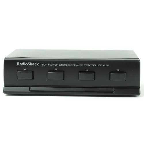 radio shack high power stereo speaker control center