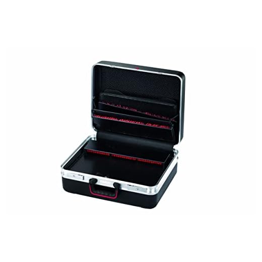 Parat CLASSIC KingSize Werkzeugkoffer (Ordnungssystem CP-7 - 2 Schlüssel, 1 Längssteg 3 Querstegen, 49 x 41 x 23 cm, ohne Inhalt) 589.000.171