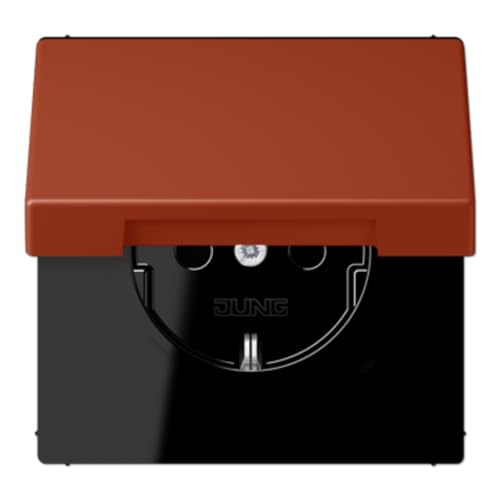 Prise avec couvercle rabattable JUNG LC1520BFKIKL232 design épuré LC32110