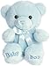 Aurora® Snuggly Comfy™ Bear Baby Stuffed Animal - Comforting Companion - Imaginative Play - Blue 9 Inches