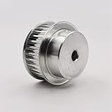 Número de dientes: 65 1pc aleación de aluminio Buldeo Escribe 5m 65t 65 Dientes 12/14 / 15/16 / 17mm Bore interno 5 mm Pitch 16 / 21mm Ancho de la correa Cinturón de tiempo síncrono Polea ( Color : 12mm , tamaño : 21mm )