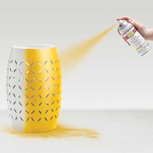 Image of Rust-Oleum 7747830 Stops Rust Spray Paint, 12 oz, Gloss Sunburst Yellow, 2 Pack