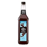 1883 Coffee Syrup, Sugar Free Chocolate Syrup for Drinks, Made in France, 1 Liter Plastic Bottle