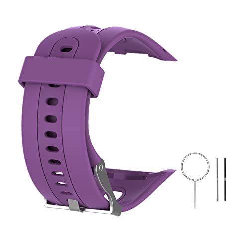 Muovrto Correa de Recambio para Garmin Forerunner 10,Pulsera Deportiva de Silicona para Garmin Forerunner 15