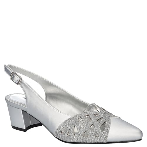 Escarpins de cérémonie Easy Street Bizzy argentés pour mariage et soirée