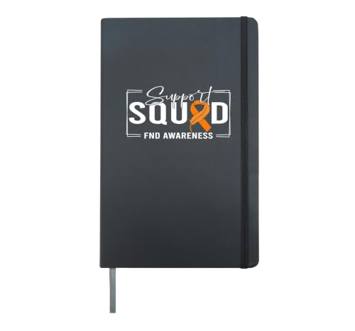 Functional Neurological Disorder (FND) awareness support Hardcover Journal, Black
