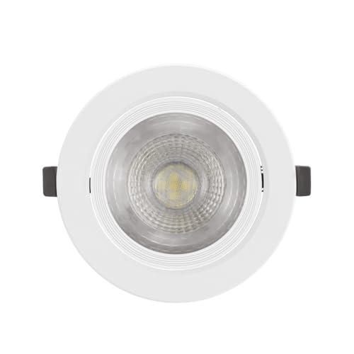 Panasonic 9W LED Swivel Downlight, Recessed Downlight for False Ceiling, Cutout 90mm, Warm White Light (PDLM40093)