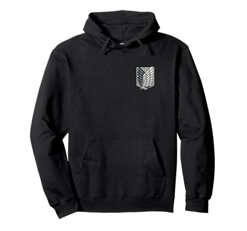Attack on Titan Season 3 Scout Regiment Emblem Front Back Pullover Hoodie
