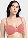 Fruit of The Loom Womens T-Shirt Bra, Desert Dusk/Grey Heather/Olive, 40DDD US