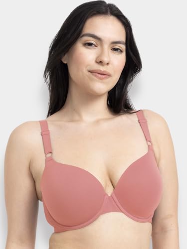 Image of Fruit of the Loom Women's Smooth Cotton T-Shirt Bra - Ultra-Soft, Flexible, and Invisible Under Tees