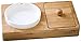 Produktbild MWPO Aschenbecher Kreative Haushalts Bambus Holz Keramik Zigarette Zubehör Mit Stauraum multifunktions Aschenbecher (Farbe: Holz-Farbe, größe: 8,2 cm * 3 cm)