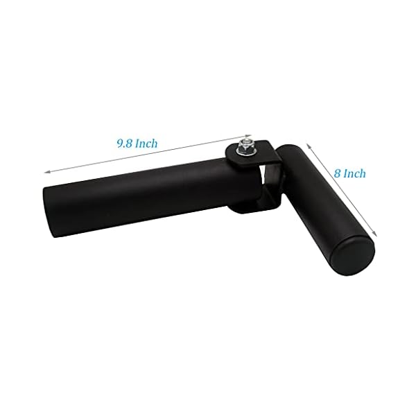T-Bar Row Platform Attachment, Landmine Push and Press Handle, Arm Landmine, Bent Row, Jerk, Barbell Plate Post Insert 360 Degree Fits 2 Inch Barbell Bars Rotational Exercises - Image 4