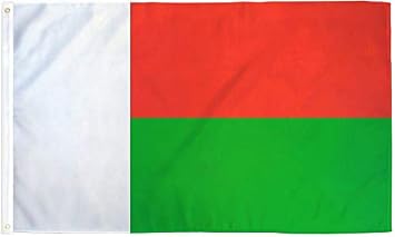 علم مدغشقر 2x3 قدم بولي