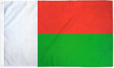 علم مدغشقر 2x3 قدم بولي