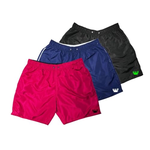 Kit 3 Shorts Moda Praia Plus Size Bermudas Masculinas Com Bolsos G1 G2 G3 (as2, numeric, numeric_50,