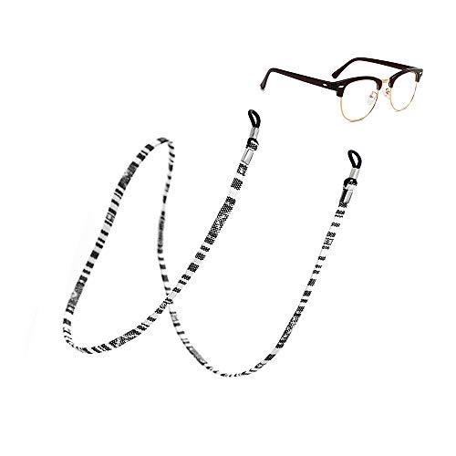 Jurxy 6 stuks brillenkettingen, grof katoen, brillenketting, sportbrilbanden in kettingen, brillen, halssnoer… - Image 5
