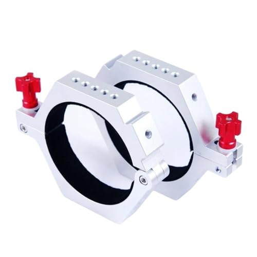 Anillo de tubo para telescopio de 100mm accesorios astronómicos de aluminio en par