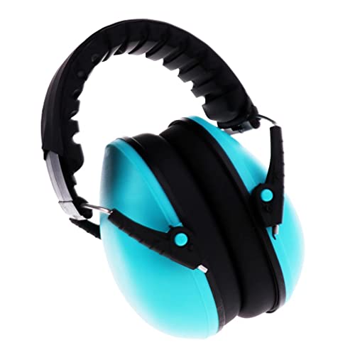 Luzhengyang Kids Ear Muffs Noise Reduction 21dB for Concerts & Fireworks - Adjustable Ear Defenders for Children and Teenagers - Blue, as described