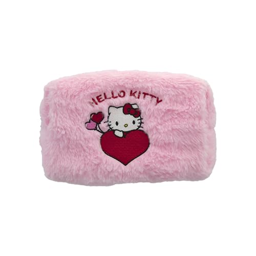 Hello Kitty - Trousse de Toilette - Fourrure - Rose -...