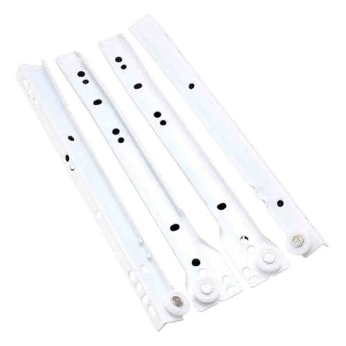 Guías para cajones reforzadas de 50 cm con doble riel resistente 2